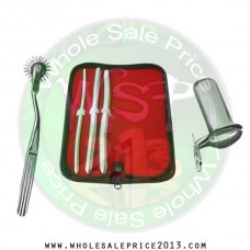  Hegar uterine dilator 3 pieces set, 7-8, 11-12, 13-14, pinwheel, collin large